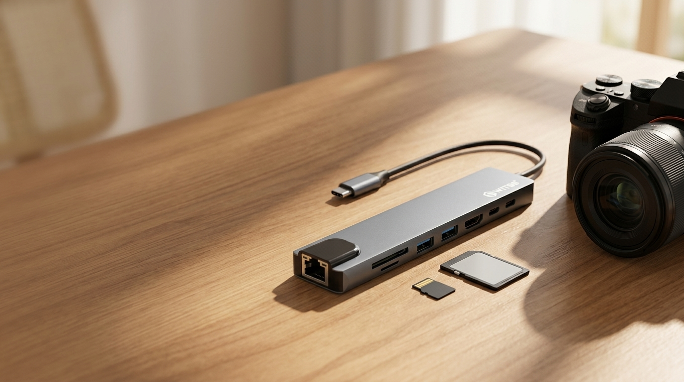 SD- en microSD-kaarten uitlezen via een USB-C hub (voor fotografen en videomakers)