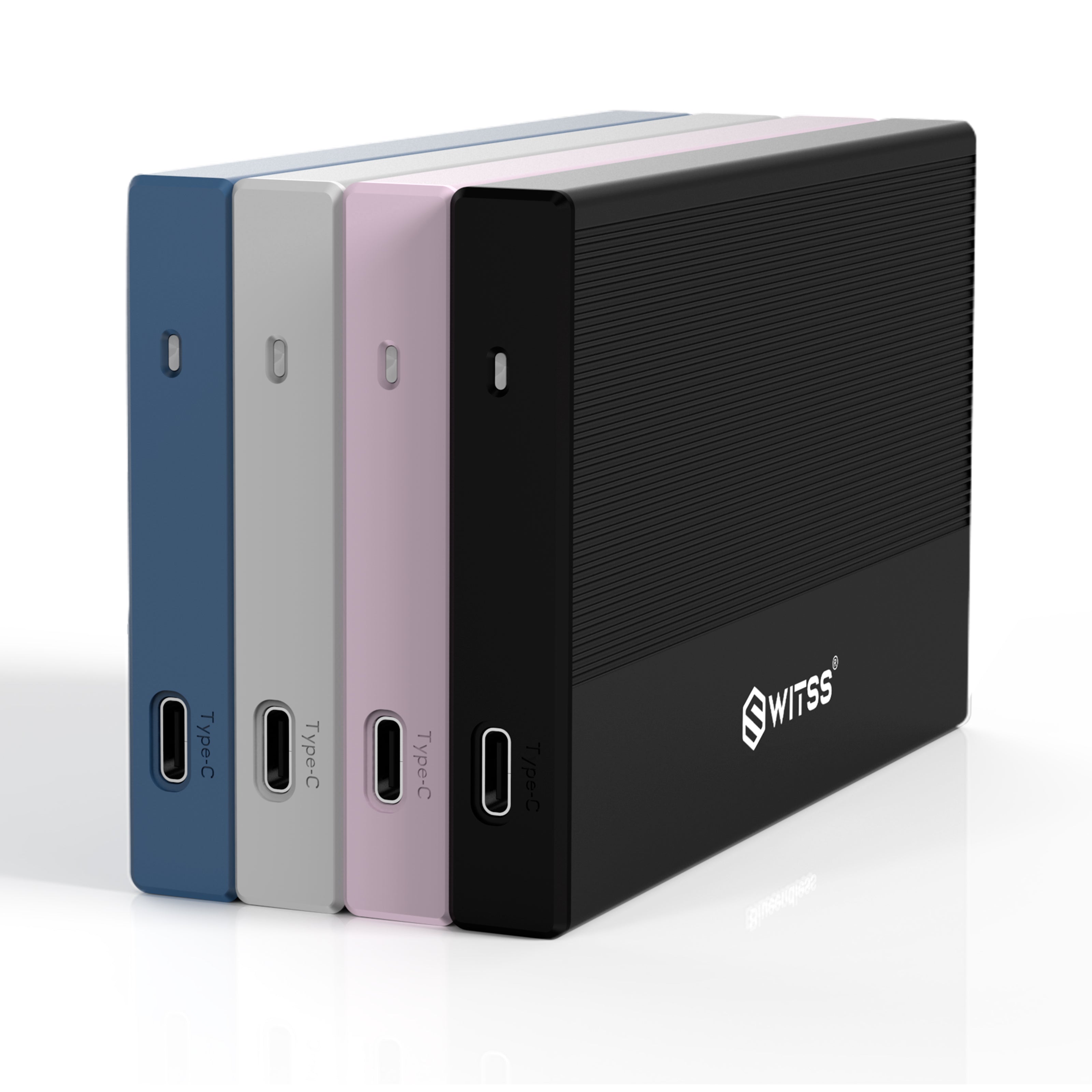 Switss® – RAID Dual-Bay M.2 SSD Behuizing – USB-C 3.2 Gen 2 (20 Gbps)