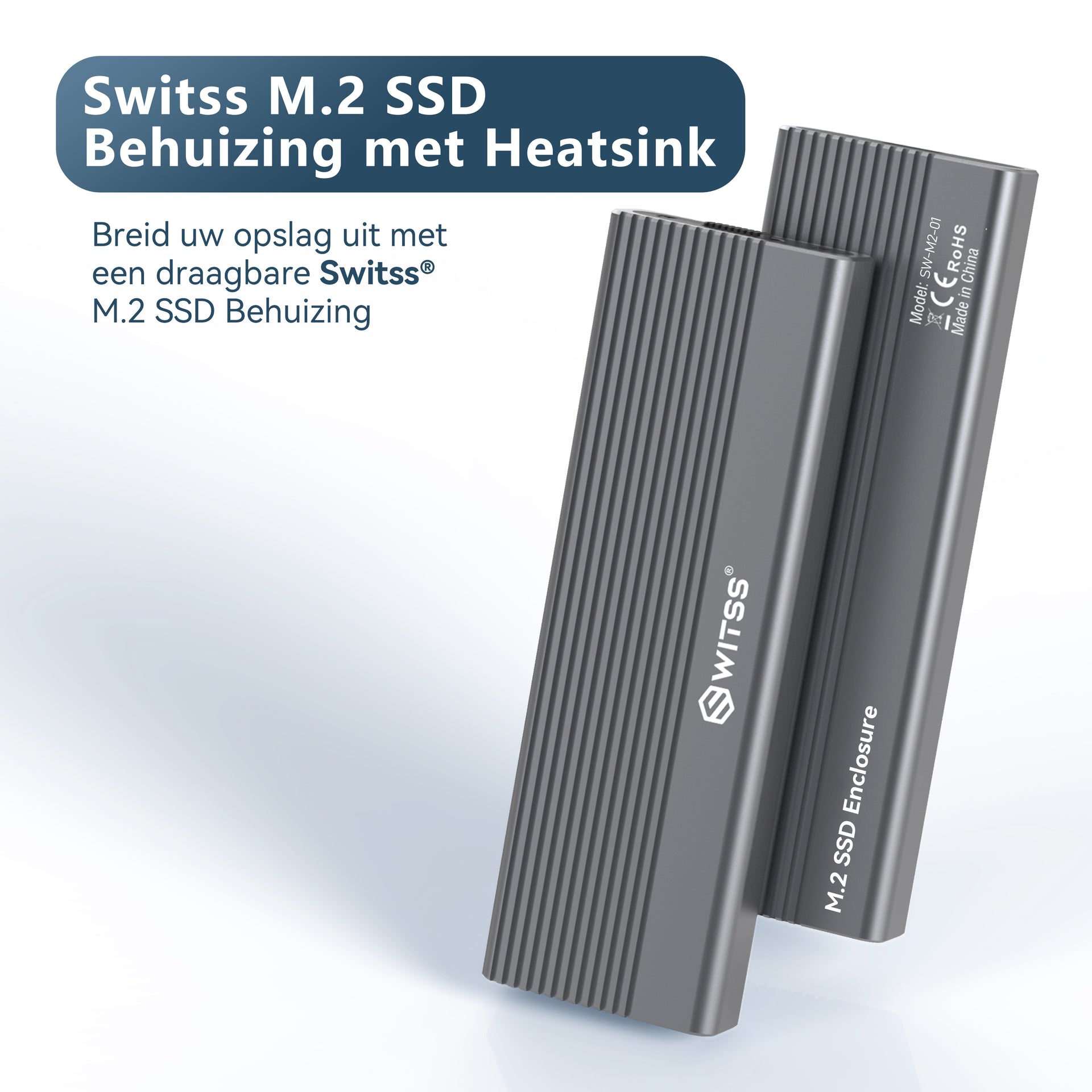Switss® M.2 SSD behuizing