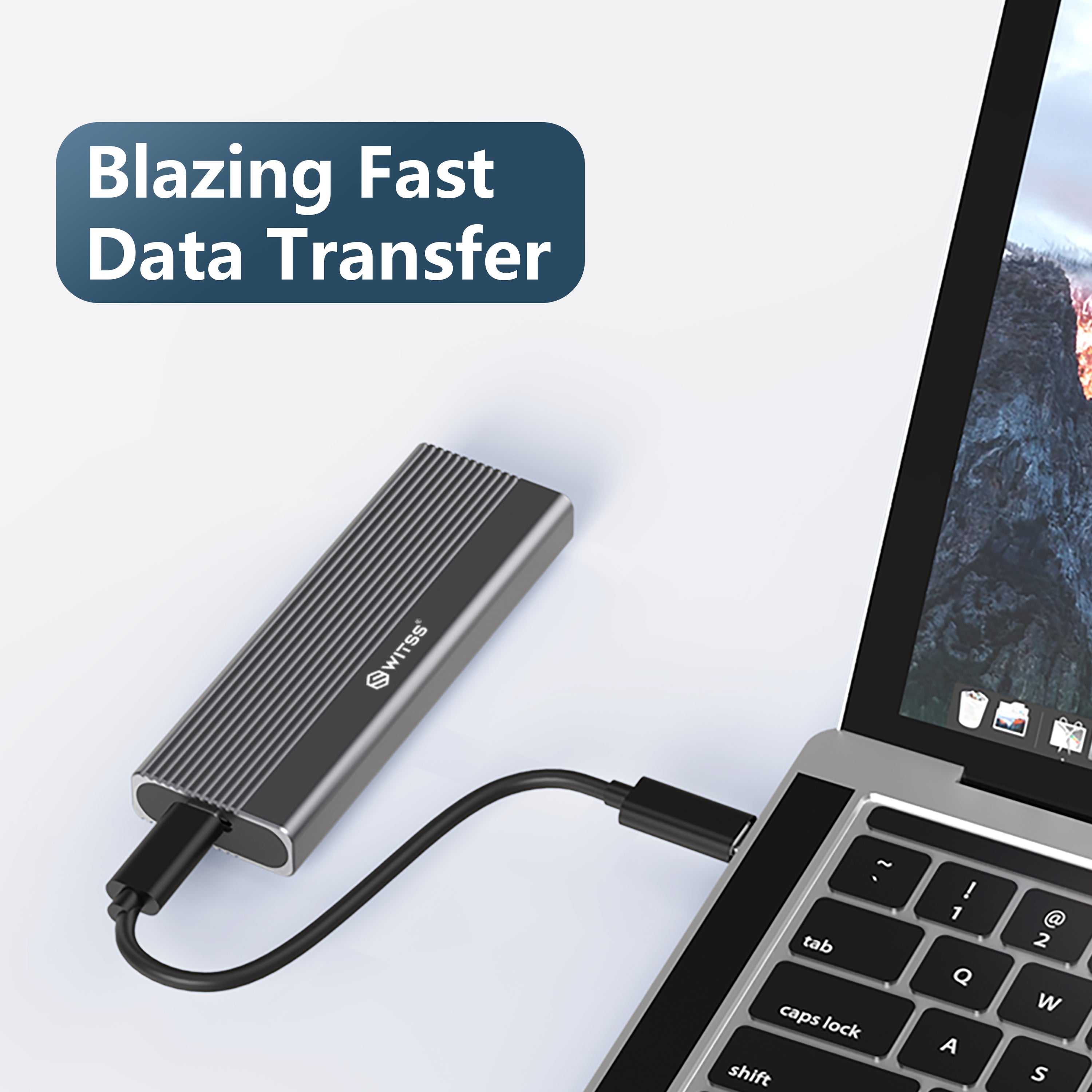 Switss® – RAID Dual-Bay M.2 SSD Behuizing – USB-C 3.2 Gen 2 (20 Gbps)