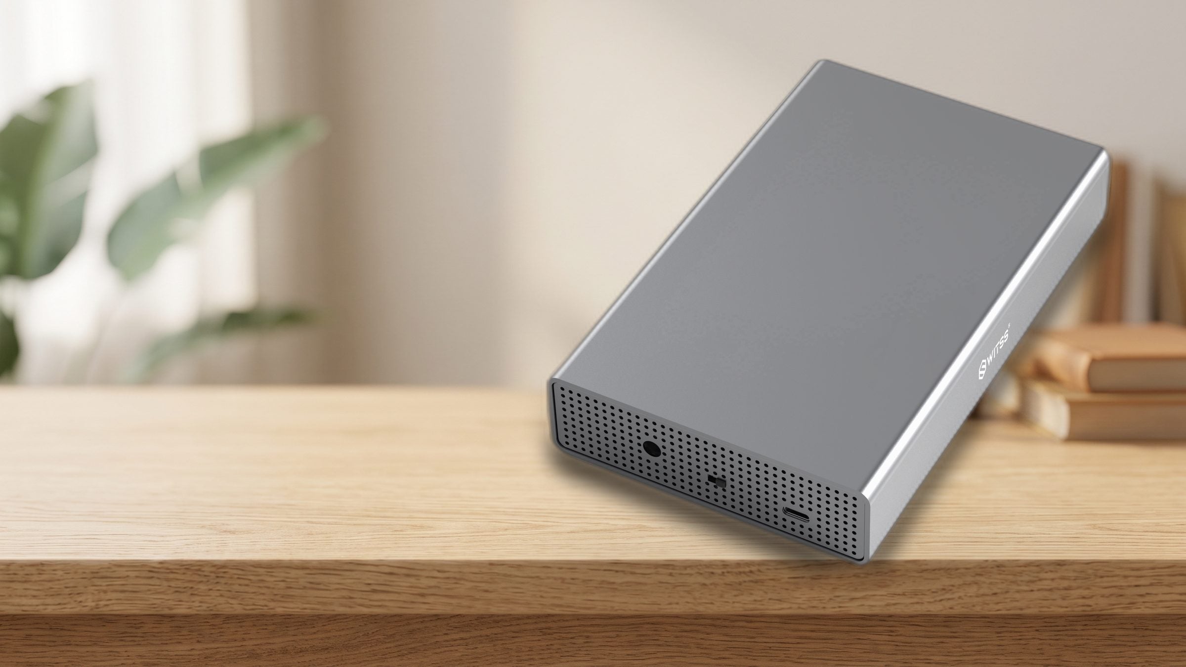 Switss® 3.5 inch externe behuizing in gebruik, sfeerbeeld